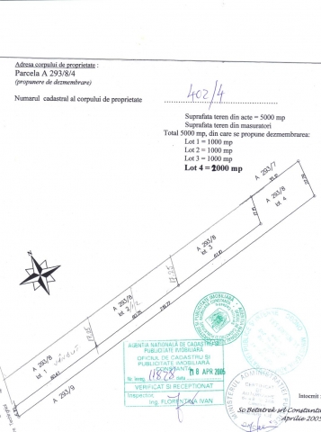 Pentru constructie spatii birouri-comerciale, varianta Agigea-Techirghiol, DN 38